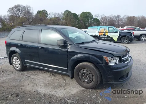 2018 Dodge Journey Se z USA, uszkodzony, nr VIN 3C4PDCAB0JT217010
